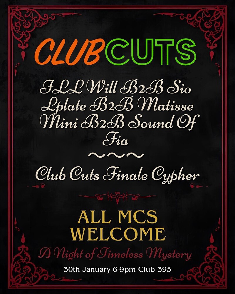 The Final Cypher with Johnnie Darko at Club395