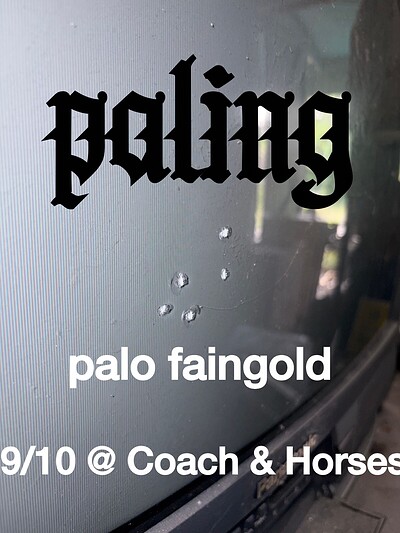 Paling + palo faingold at Coach & Horses BS8 2YB