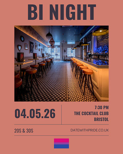 Bi Night - LGBTQ+ Speed Dating Bristol at Cocktail Club Corn Street