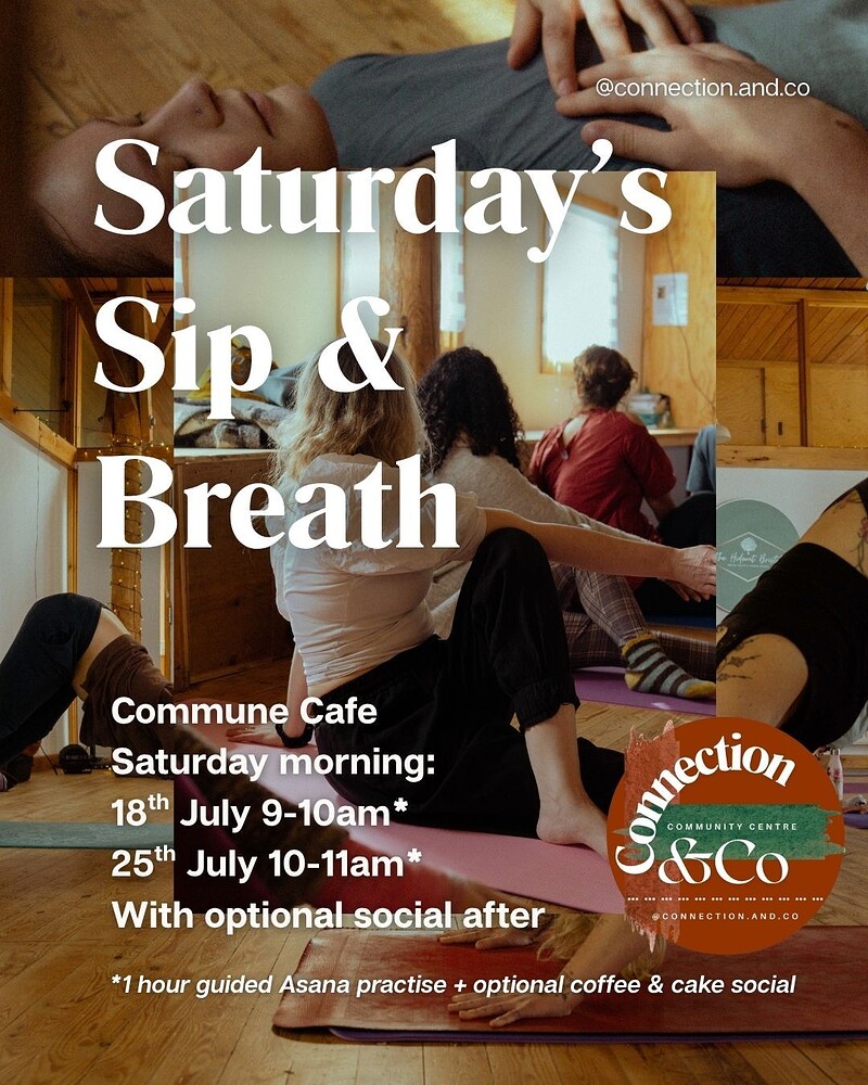 Saturday's Sip & Breath at Commune Cafe