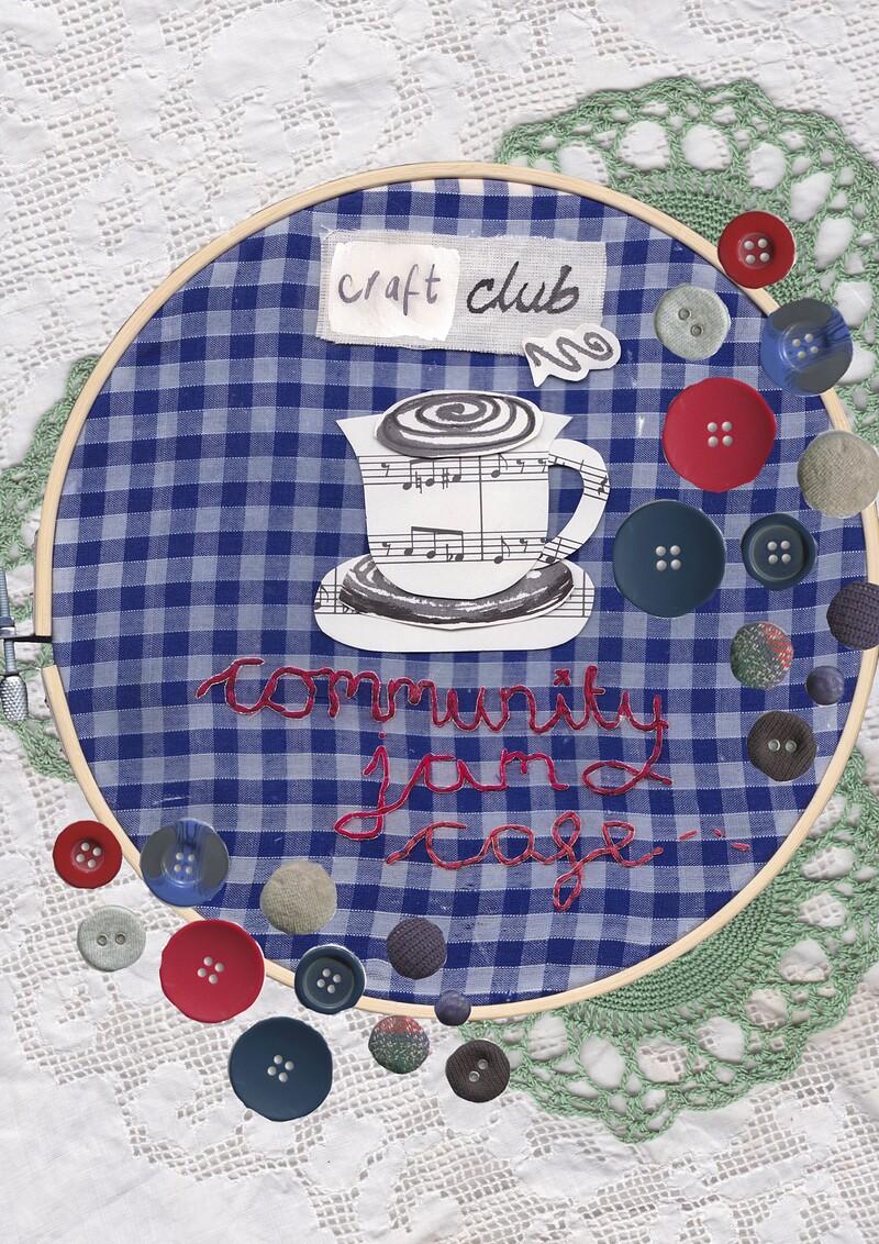 Lets get buttonin’ at Community Jam Cafe