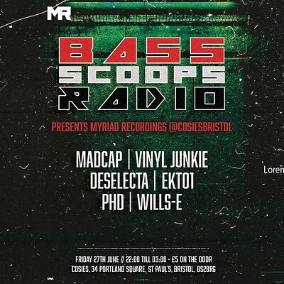 Bass Scoops Radio Presents.. at Cosies