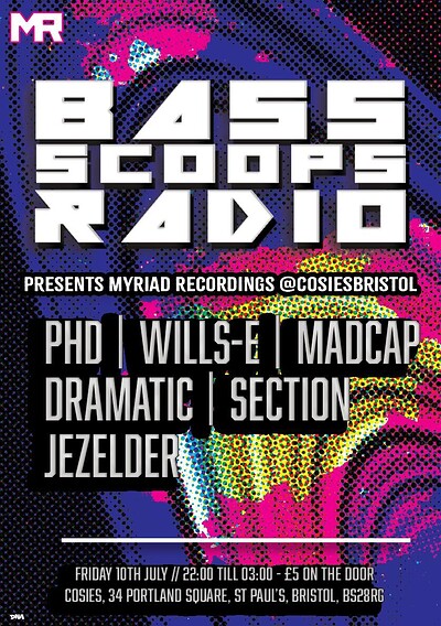 Bass Scoops Radio Presents : Myriad Recordings at Cosies