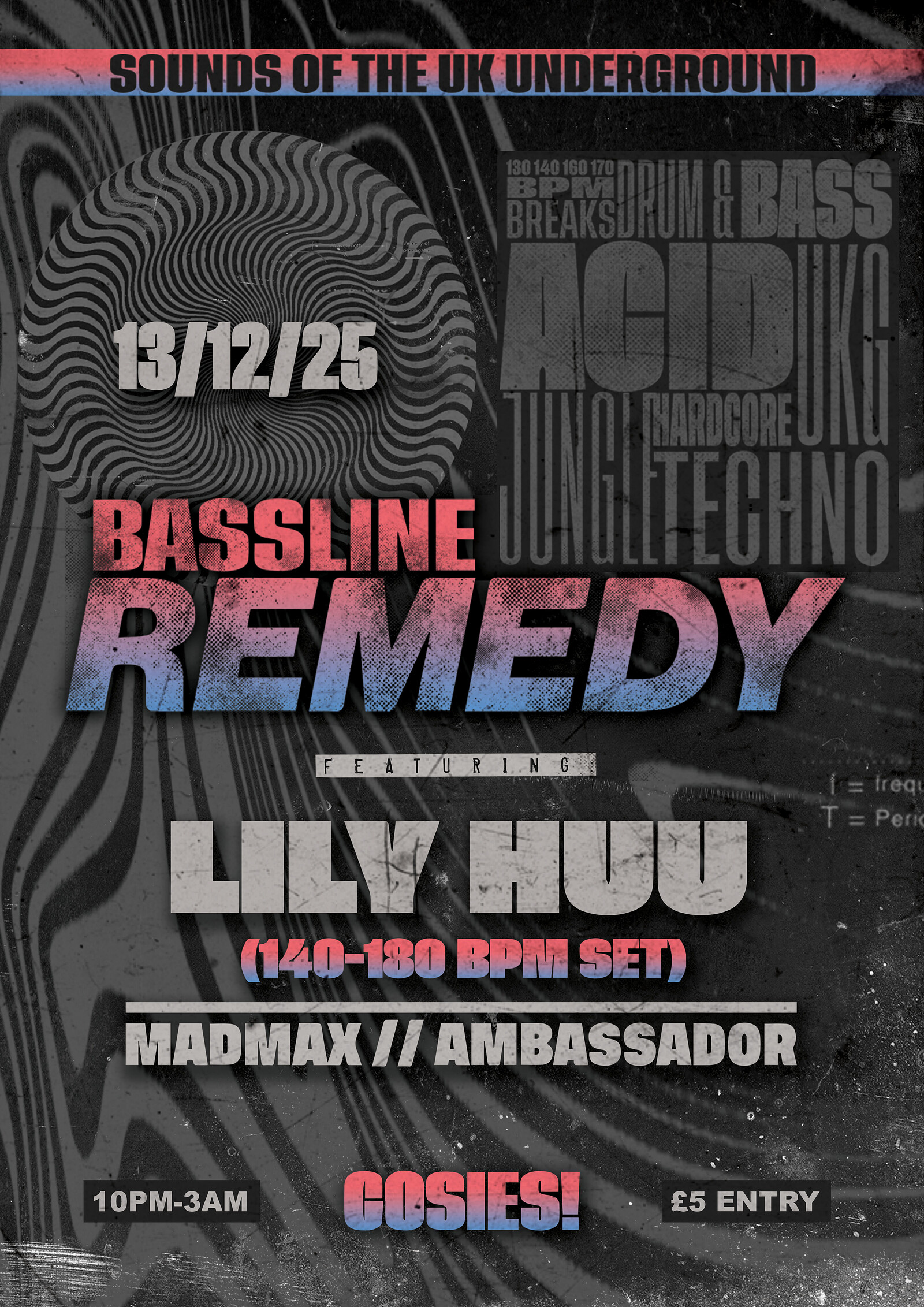 Bassline Remedy at Cosies