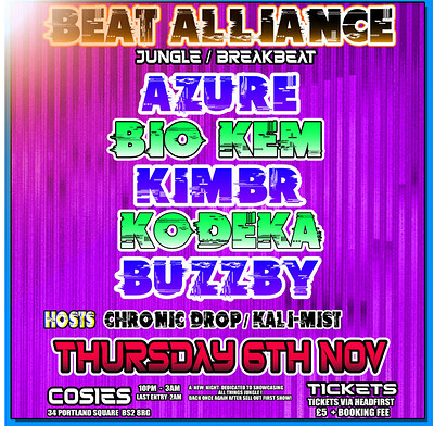 Beat Alliance at Cosies