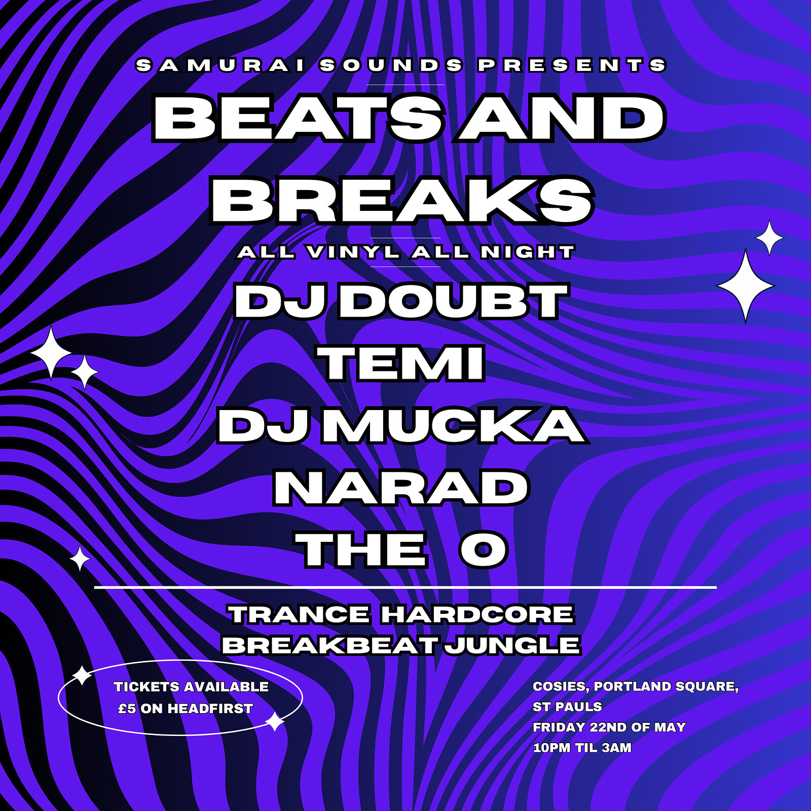 Beats and Breaks at Cosies