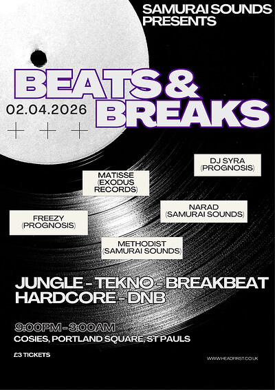 Beats & Breaks at Cosies