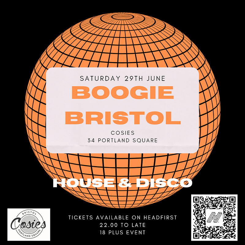 Boogie Bristol at Cosies