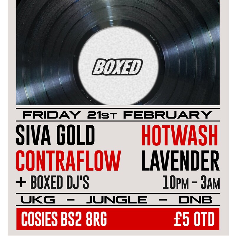 Boxed: UKG - JUNGLE - DNB - £5 at Cosies