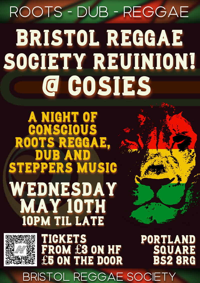 Bristol Reggae Society Reunion at Cosies at Cosies