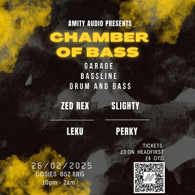 Chamber of Bass at Cosies