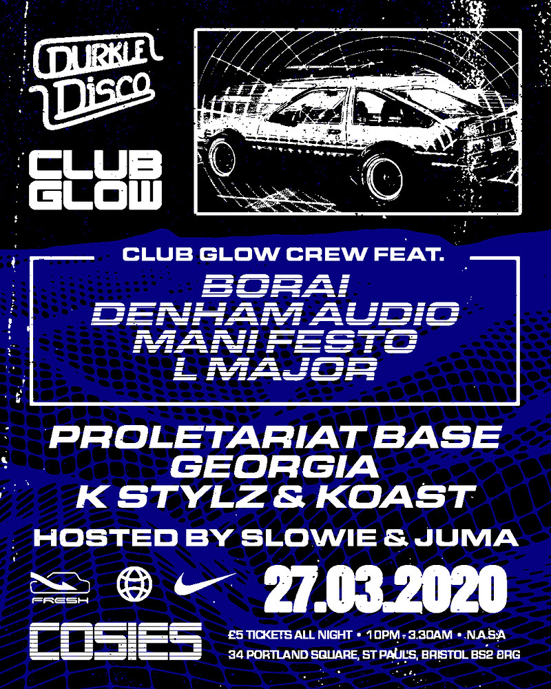 Durkle Disco vs Club Glow at Cosies