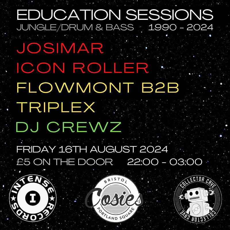 Education Sessions - Jungle/DnB - Vinyl at Cosies