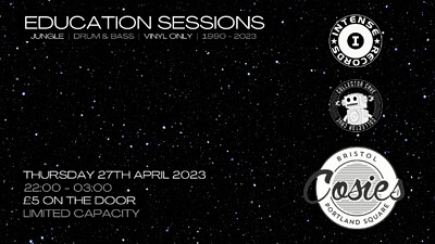 Education Sessions - Strictly Vinyl - Jungle/DnB at Cosies