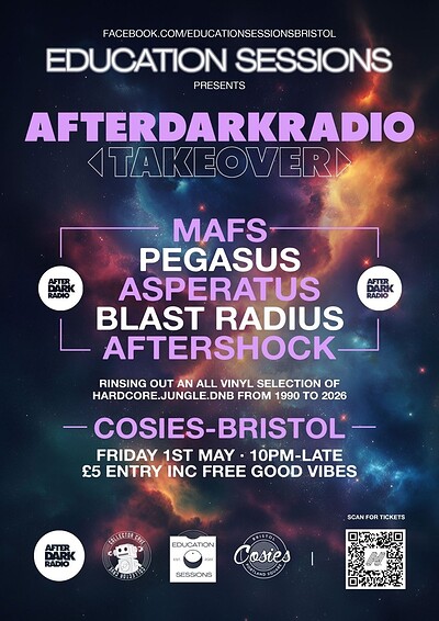 Education Sessions x AfterDarkRadio at Cosies