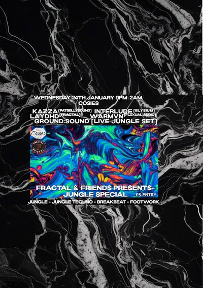 Fractal & Friends Presents- A Jungle Special at Cosies