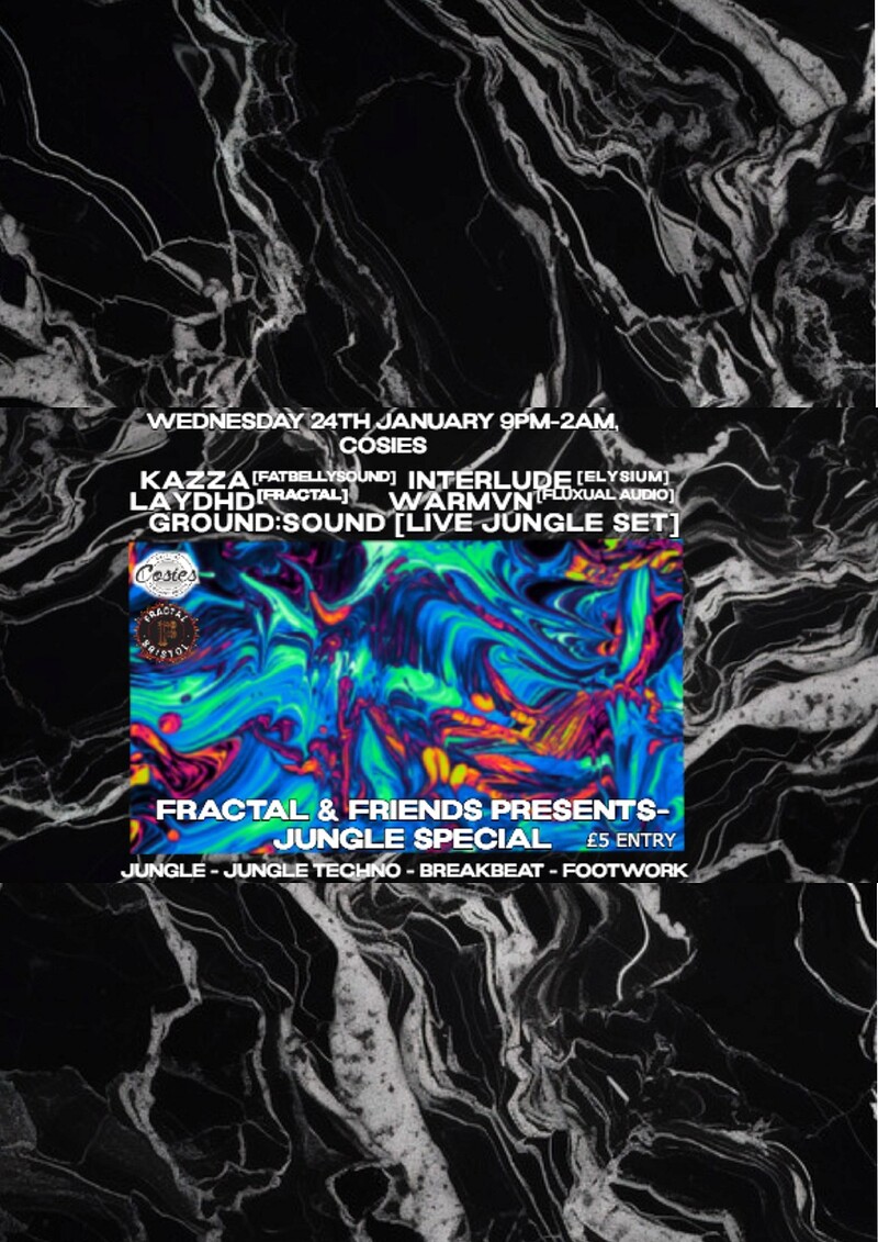 Fractal & Friends Presents- A Jungle Special at Cosies
