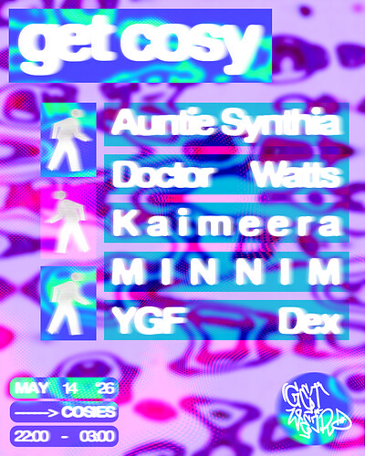 GET WEIRD X at Cosies