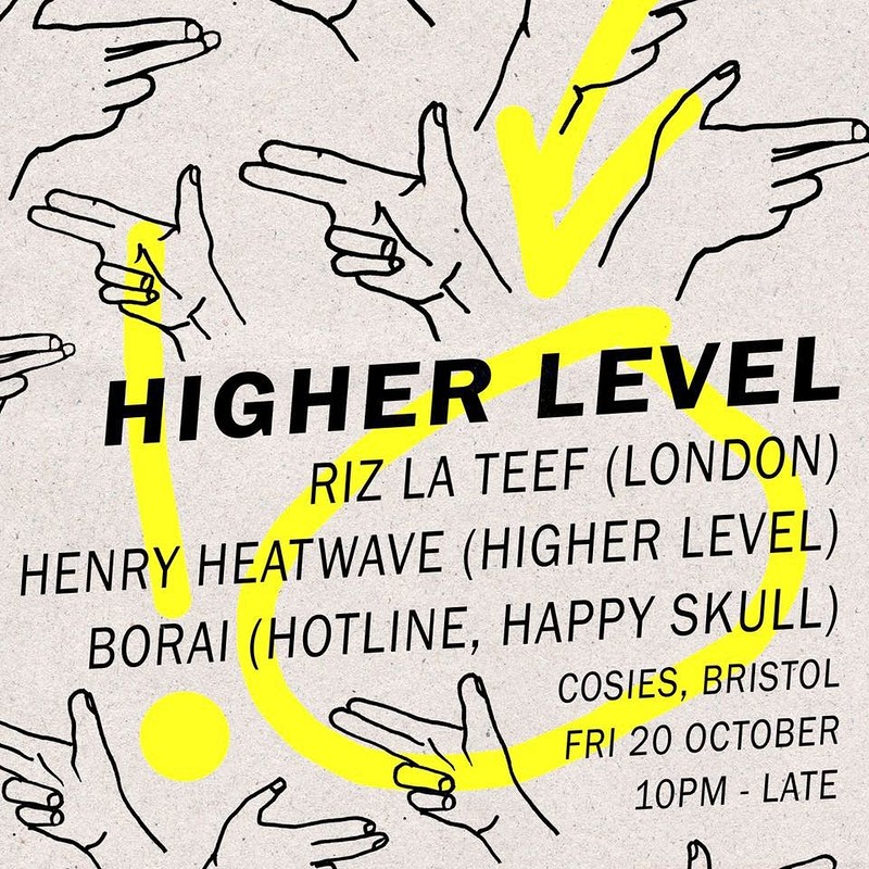 Higher Level feat. Riz La Teef at Cosies