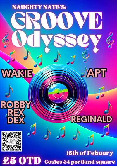 Naughty Nates Groove Odyssey at Cosies