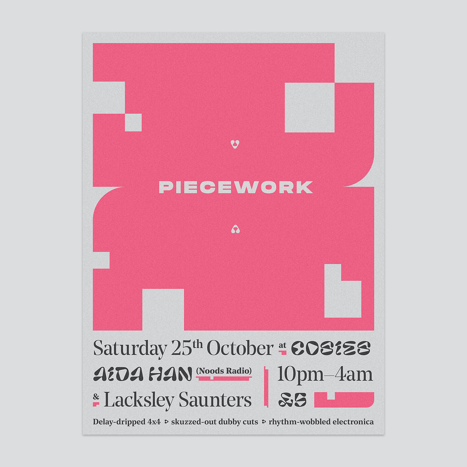 Piecework @ Cosies at Cosies
