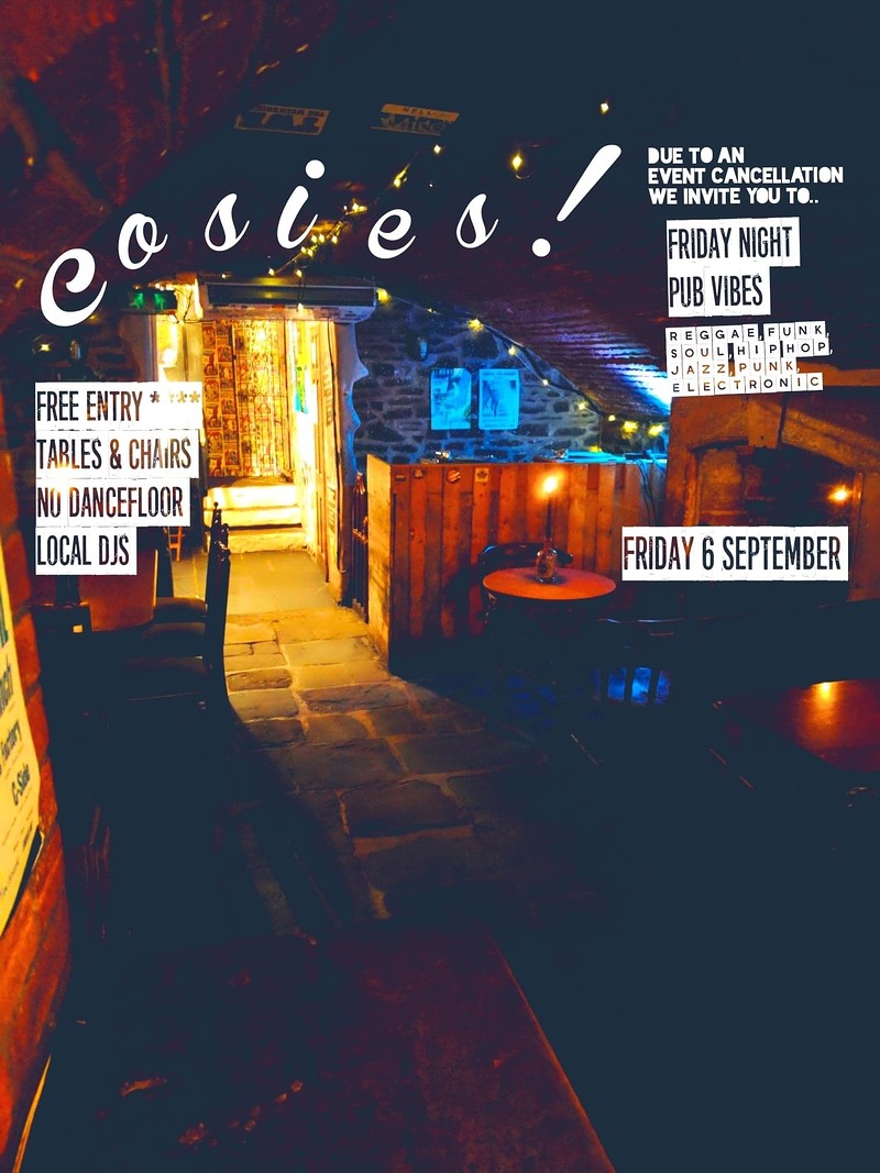 PUB NIGHT @ Cosies at Cosies
