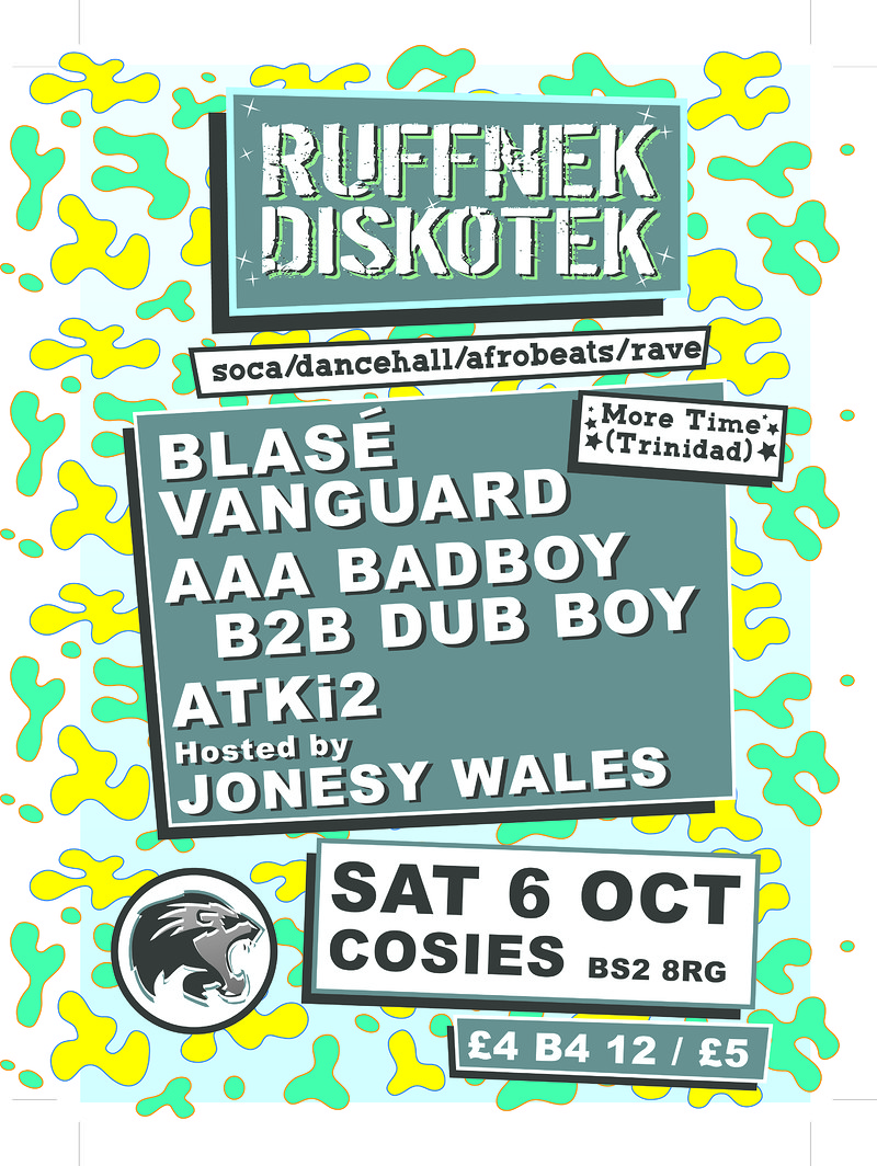 Ruffnek Diskotek ft Blasé Vanguard at Cosies