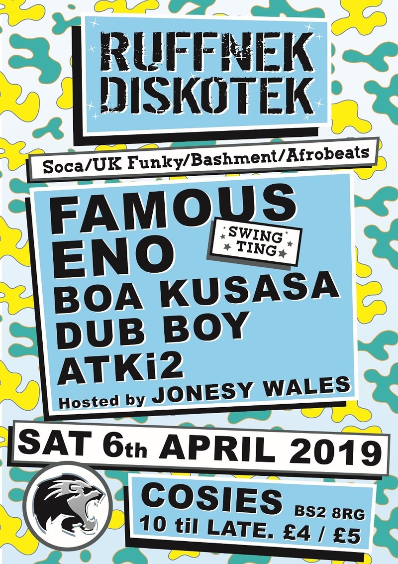 Ruffnek Diskotek ft Famous Eno & Boa Kusasa at Cosies