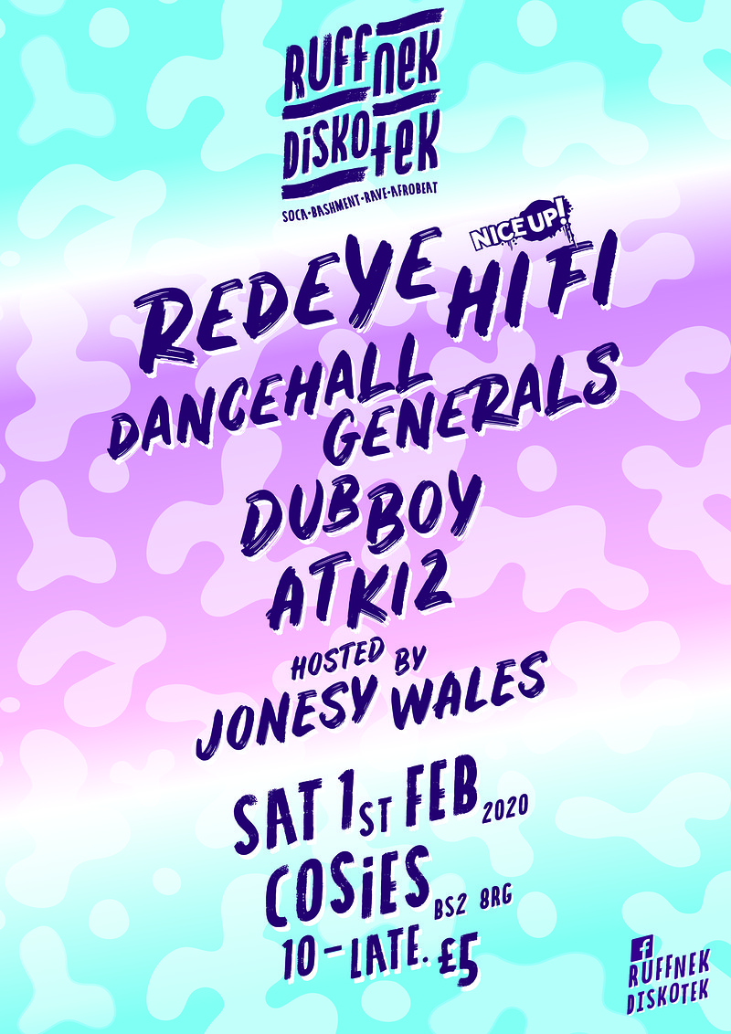 Ruffnek Diskotek ft. Red Eye Hi Fi at Cosies