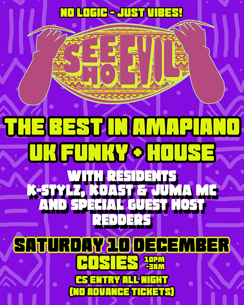 See No Evil: Residents Xmas Special at Cosies