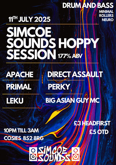 Simcoe Sounds Hoppy Session at Cosies