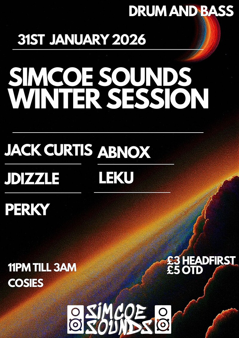 SImcoe Sounds Winter session at Cosies