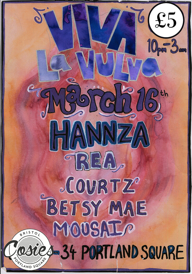 Viva La Vulva at Cosies