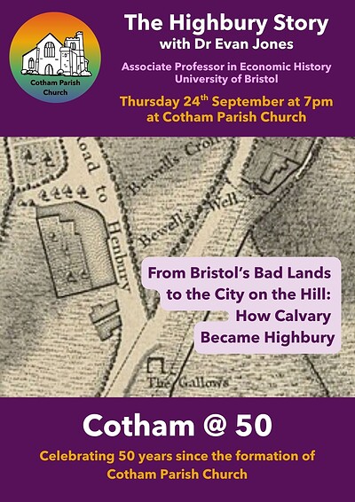 The Highbury Story with Dr Evan Jones at Cotham Parish Church