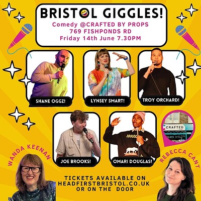 Bristol Giggles at Crafted by Props