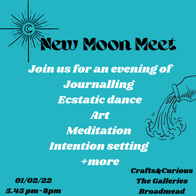 A New Way Of Being Presents: New Moon Meet  at Crafts&Curious, The Galleries