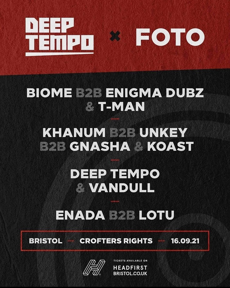 Deep Tempo x Foto at Crofters Rights