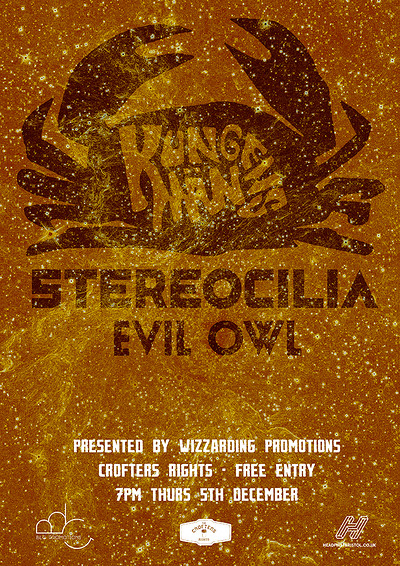 Kungens Män / Stereocilia / Evil Owl at Crofters Rights