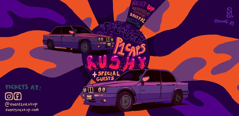 Next Up Presents: Rushy, P1Caps, Feux & Guests at Crofters Rights