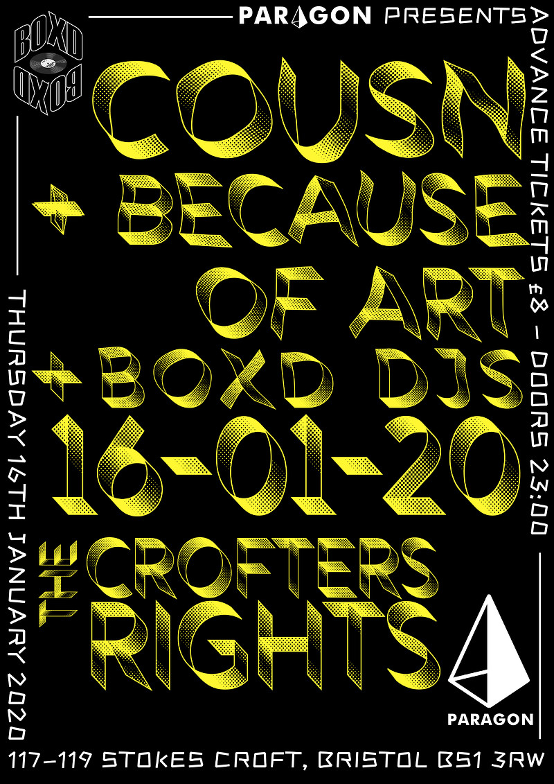Paragon Presents: COUSN + Special Guests at Crofters Rights