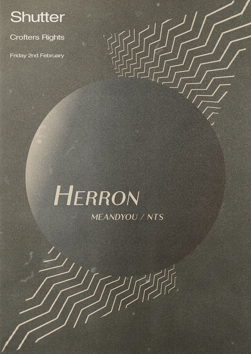 Shutter w/ Herron • The Crofters Right at Crofters Rights
