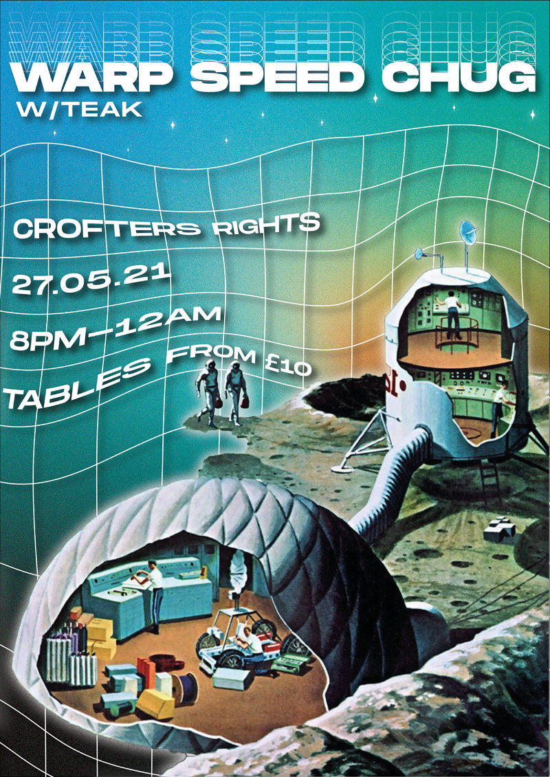 Warp Speed Chug w/ TEAK at Crofters Rights