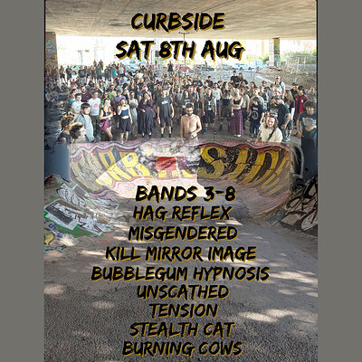 Curbside Punk Fiesta at Curbside Skatepark BS3