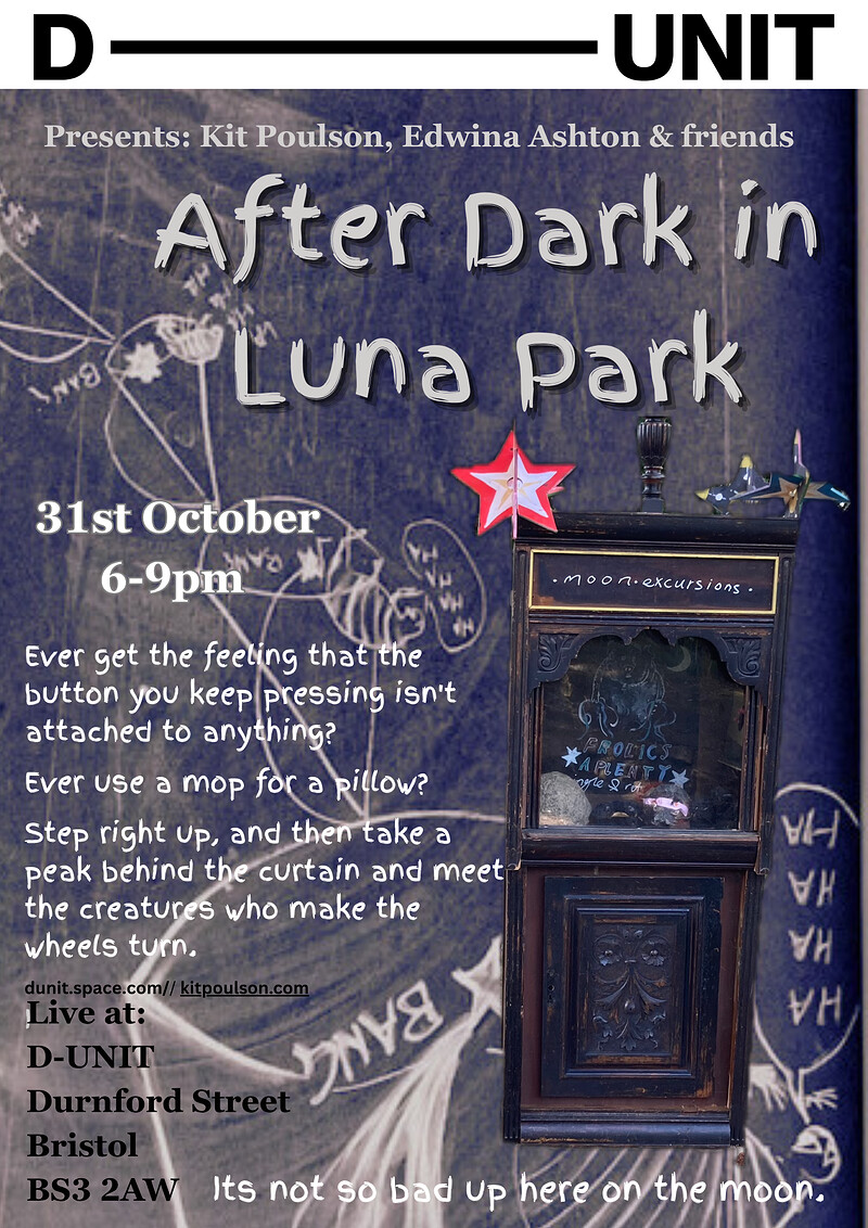 AFTER DARK IN LUNAR PARK at D–UNIT