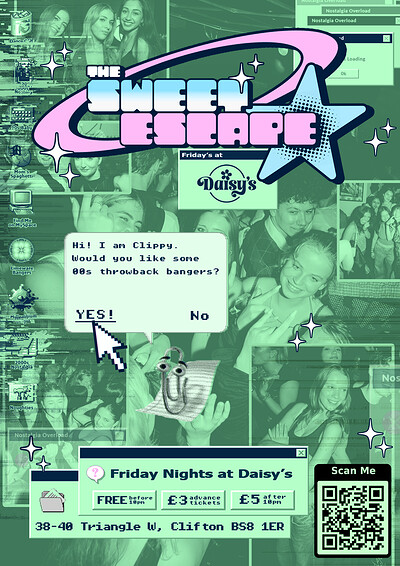 Sweet Escape - Every Friday at Daisy’s at Daisy’s Bristol