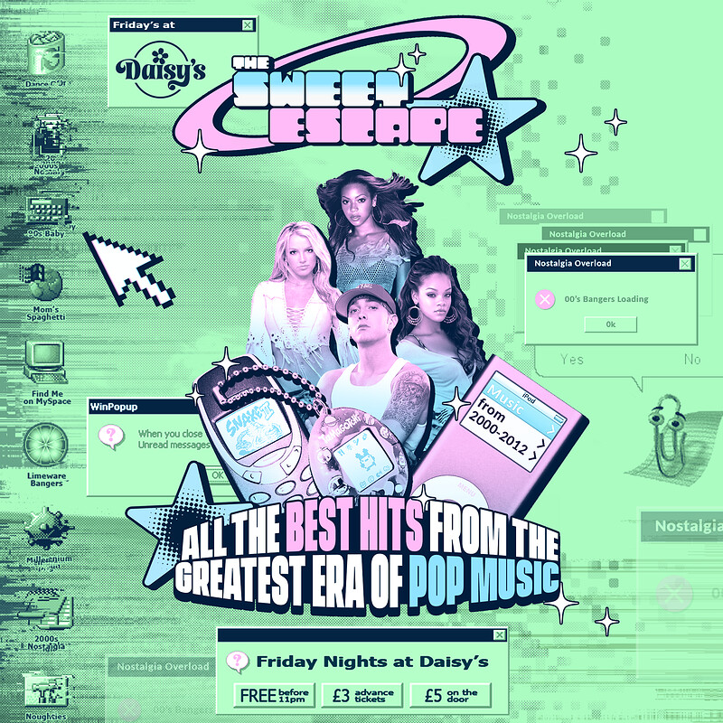 Sweet Escape- Every Friday At Daisy's at Daisy's