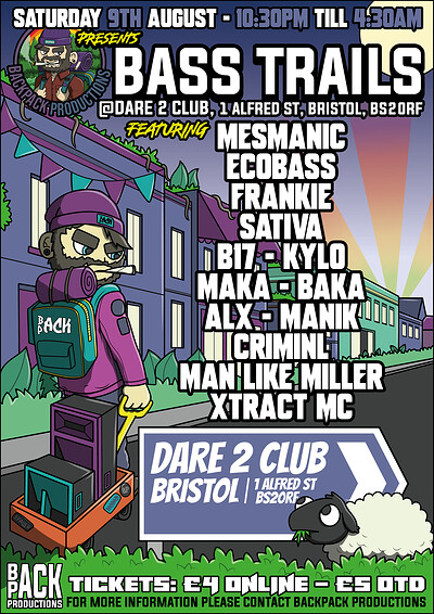 BASS TRAILS at Dare to Club