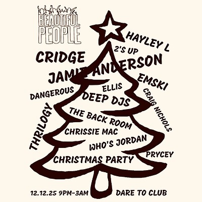 BEAUTIFUL PEOPLE XMAS PARTY at Dare to Club