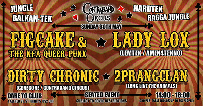 Contraband Circus - afternoon & evening session at Dare to Club