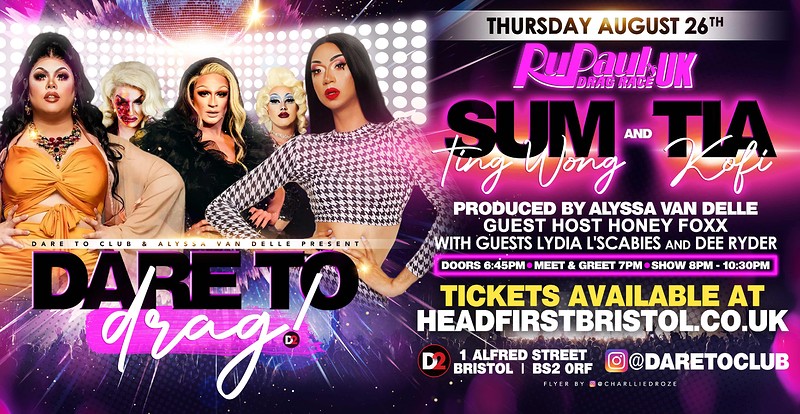 Dare to drag: Sum Ting Wong & Tia Kofi at Dare to Club